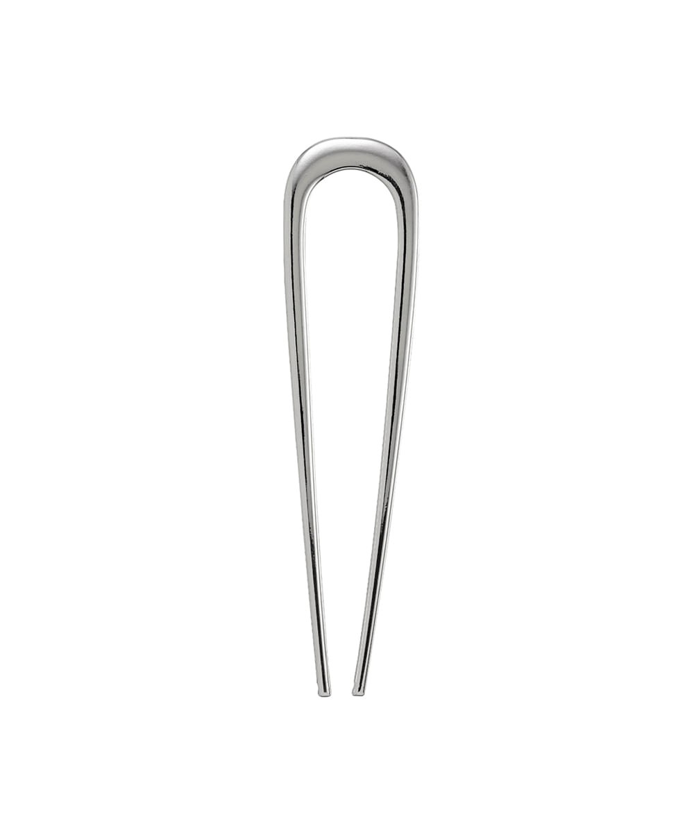 grampo para cabelo proart francês prateado