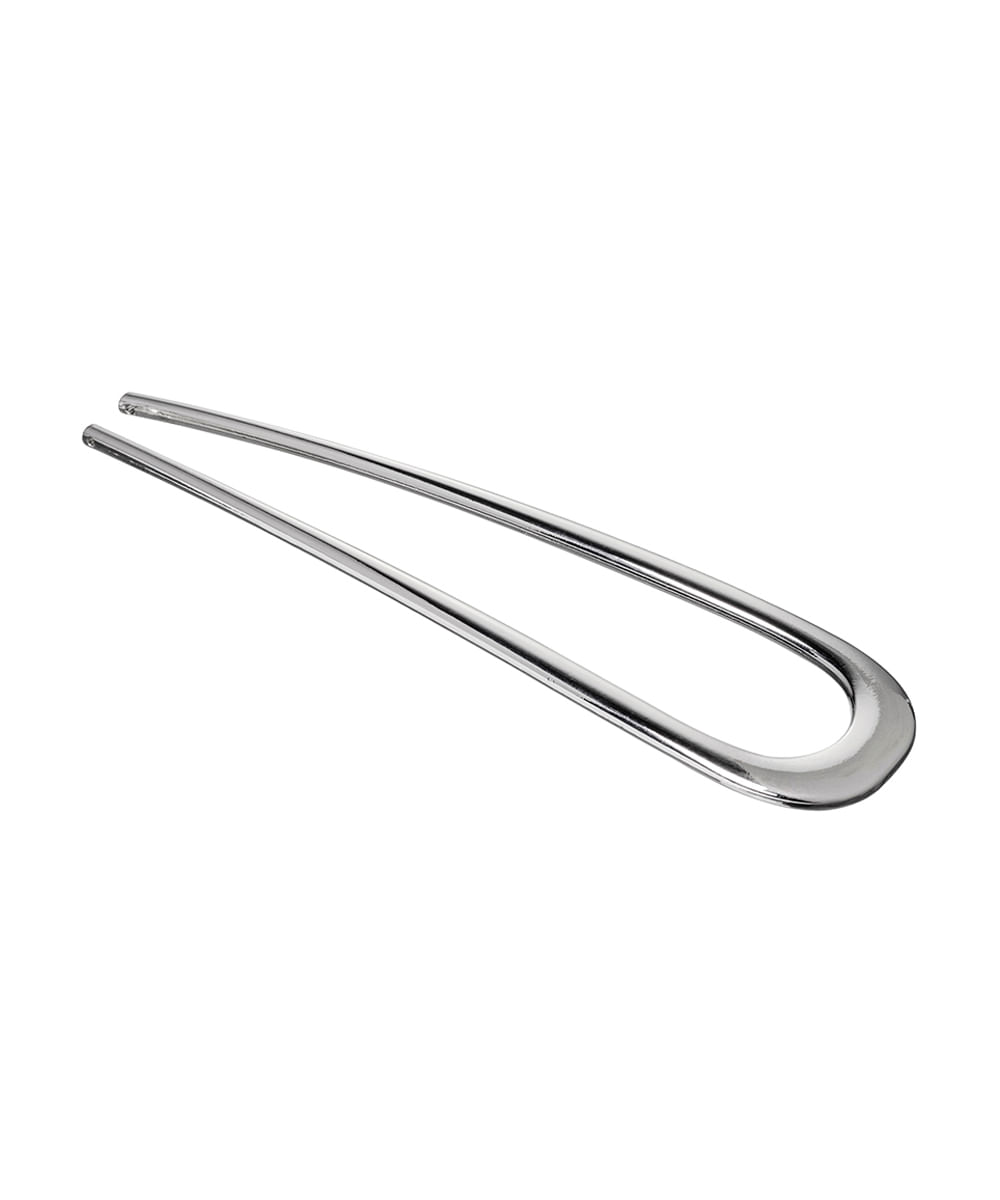 grampo para cabelo proart francês prateado