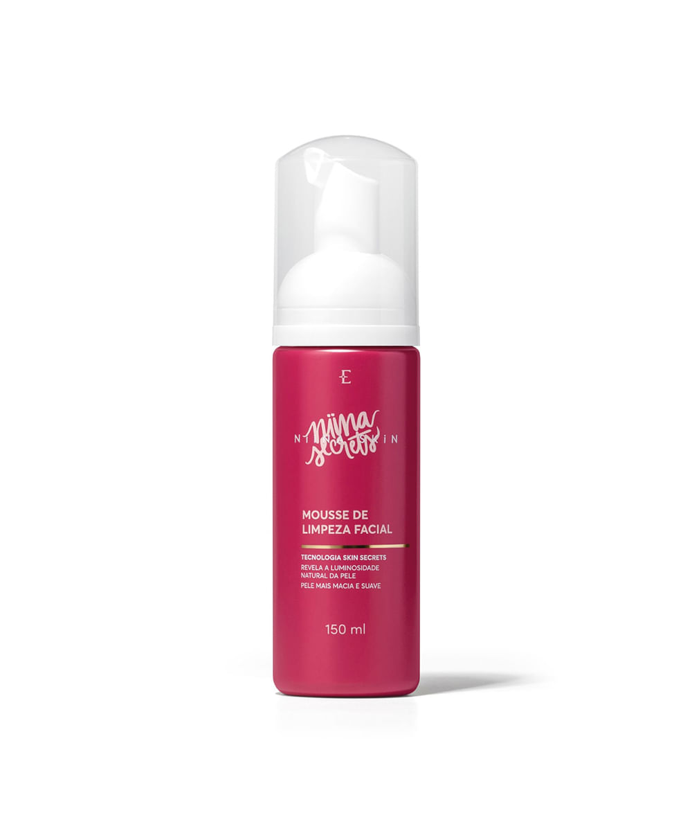mousse de limpeza facial eudora niina secrets 150ml