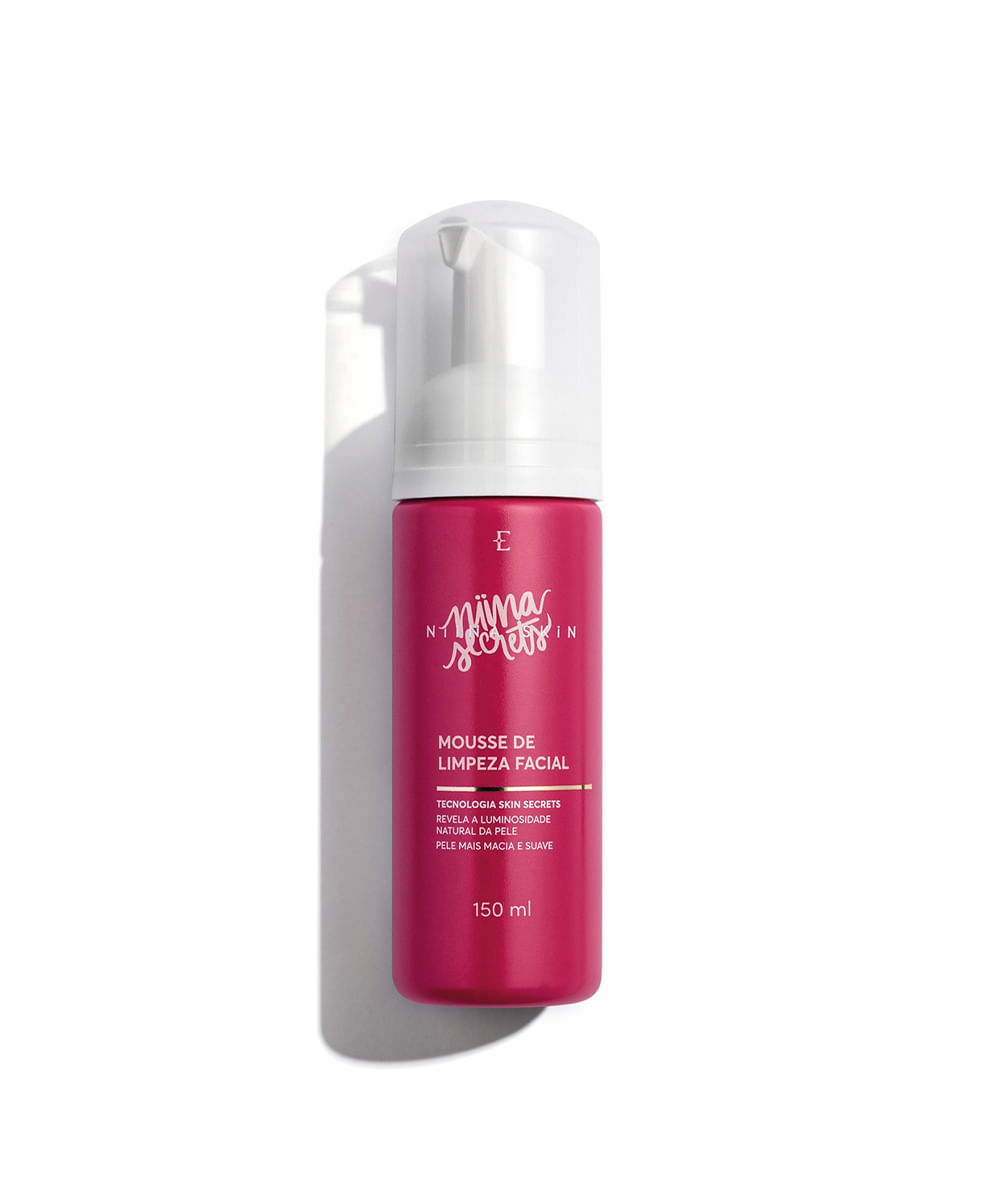 mousse de limpeza facial eudora niina secrets 150ml