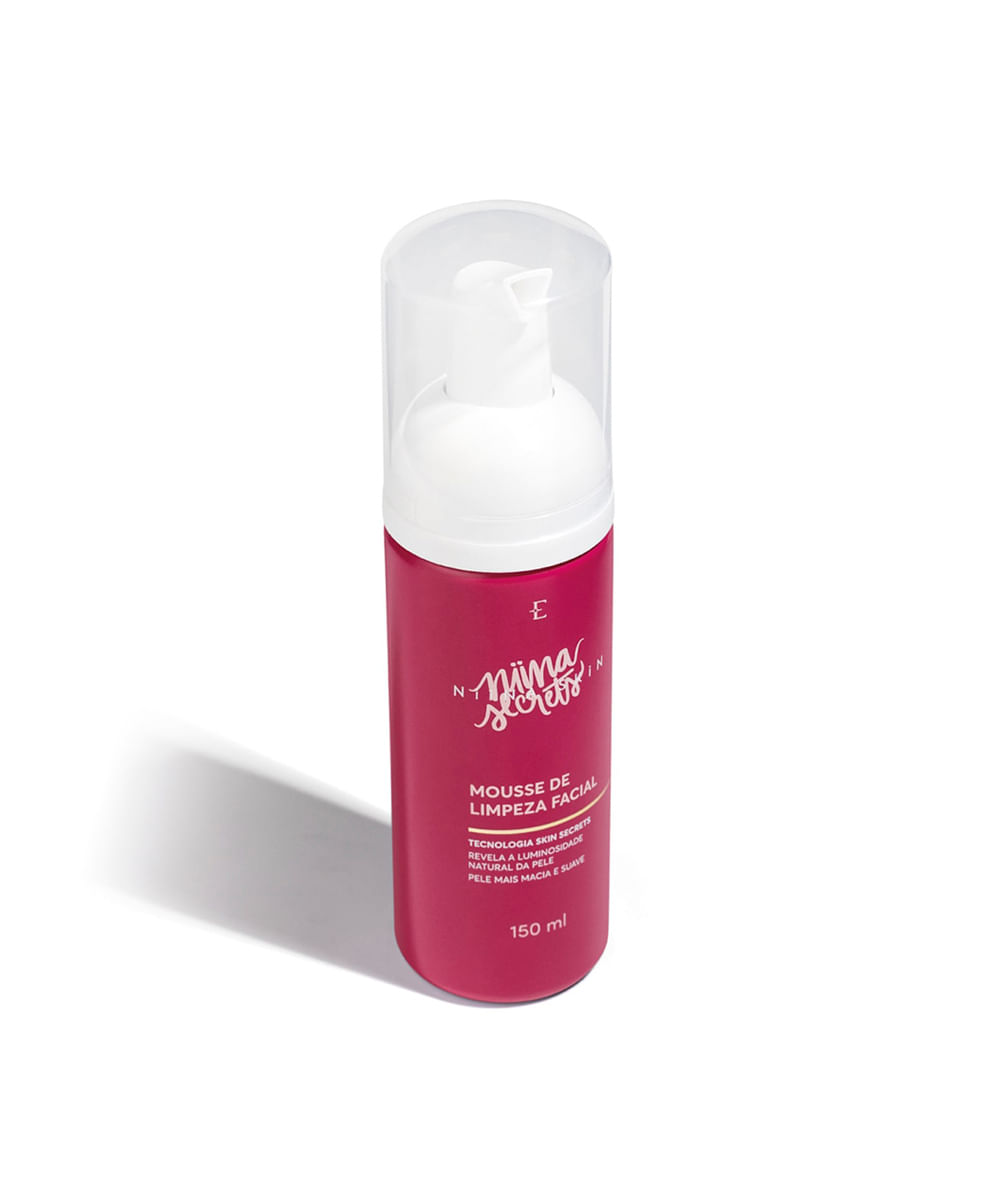 mousse de limpeza facial eudora niina secrets 150ml