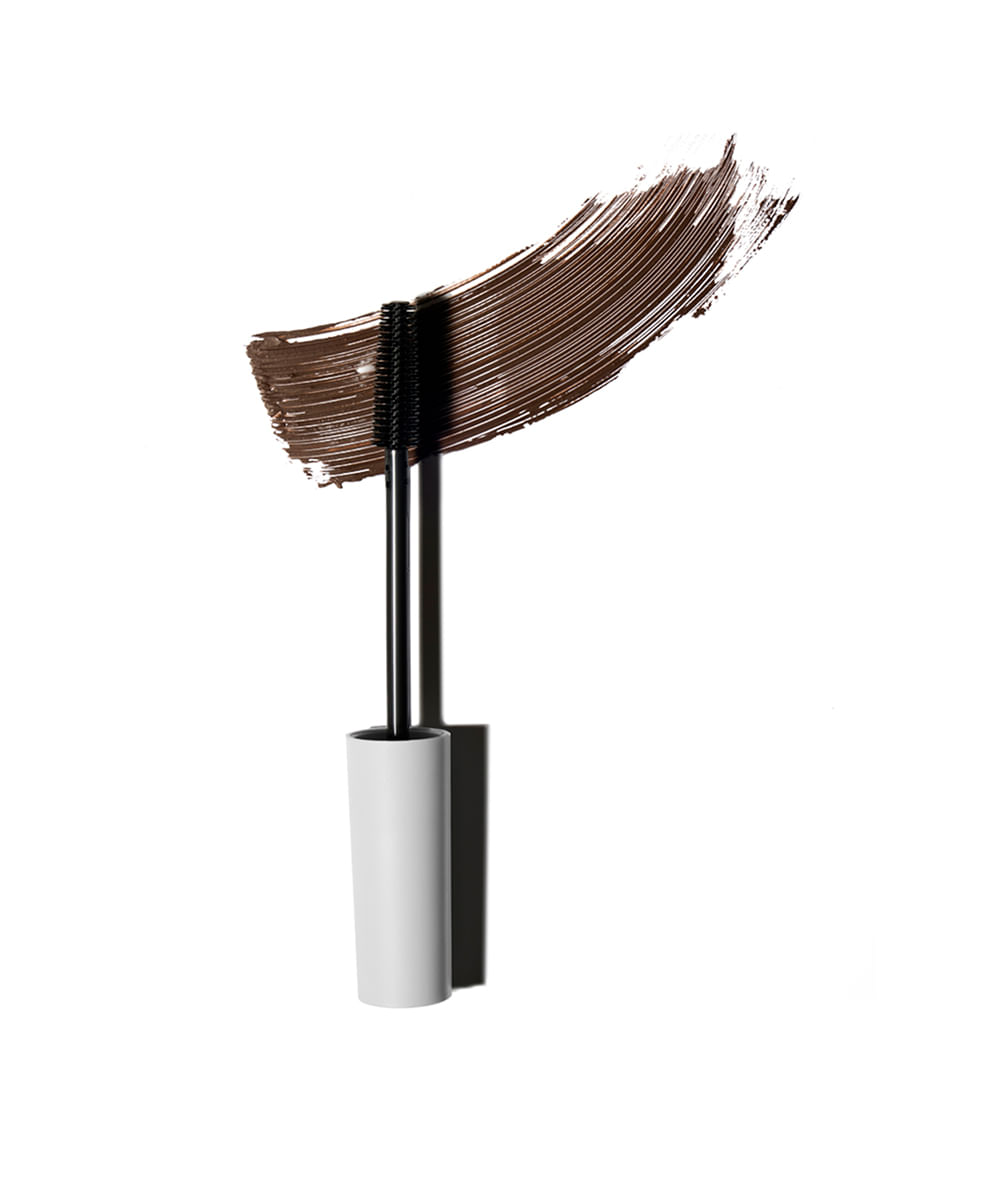 máscara para cílios boca rosa efeito natural marrom