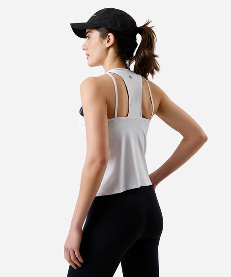 regata feminina com recorte cea sports branca