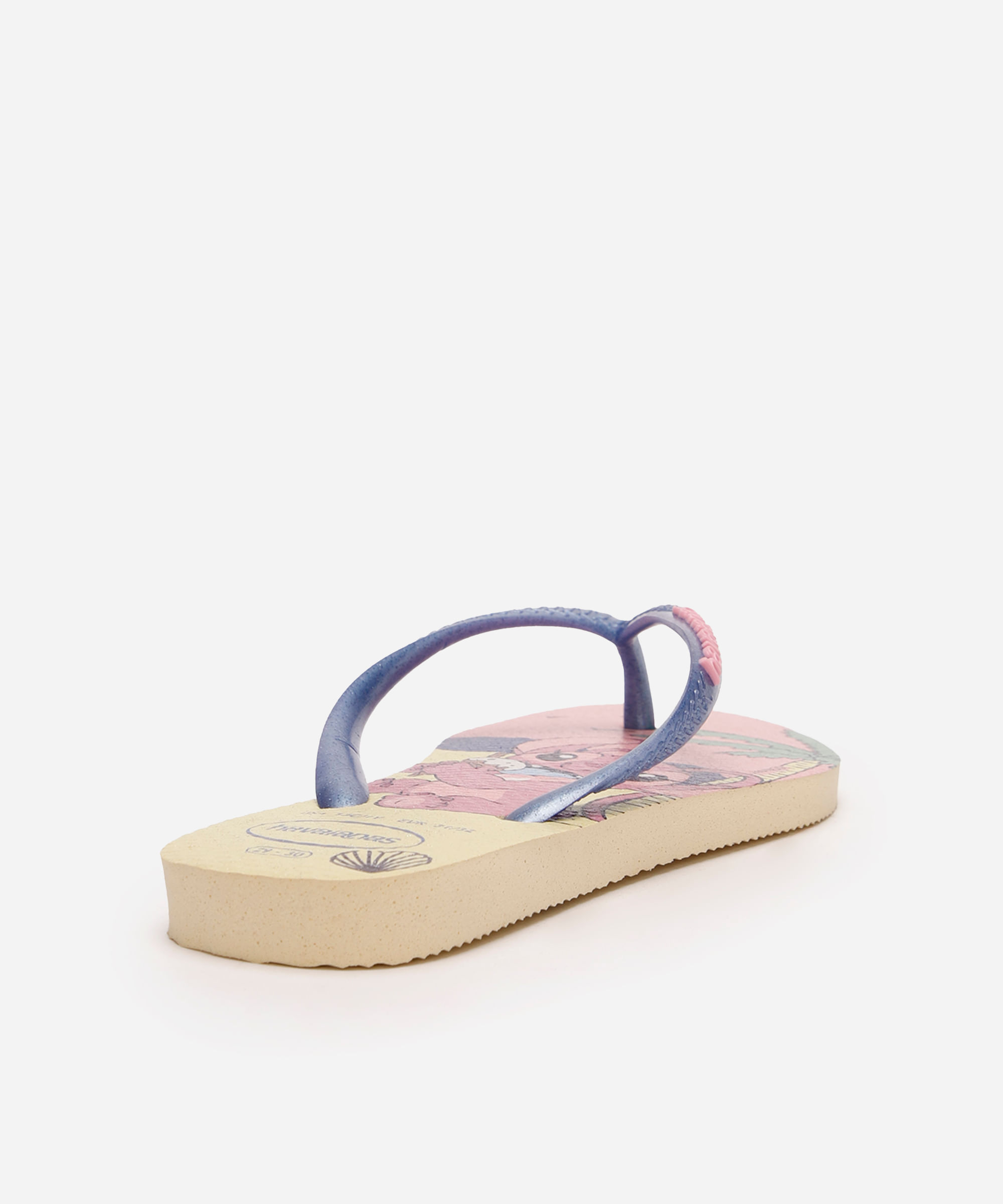 chinelo infantil stitch e amigos havaianas lilás