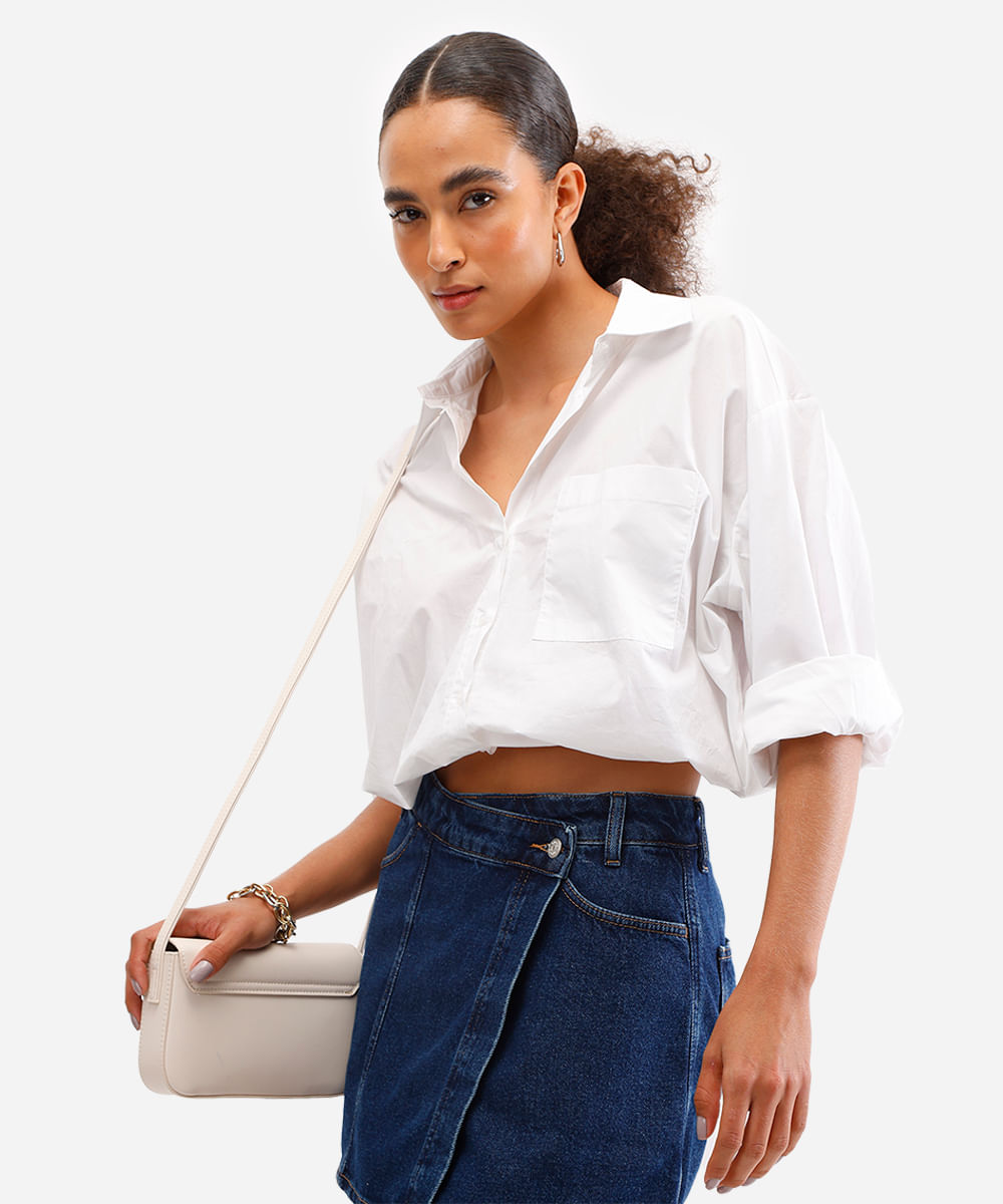 short saia feminino jeans cintura alta azul