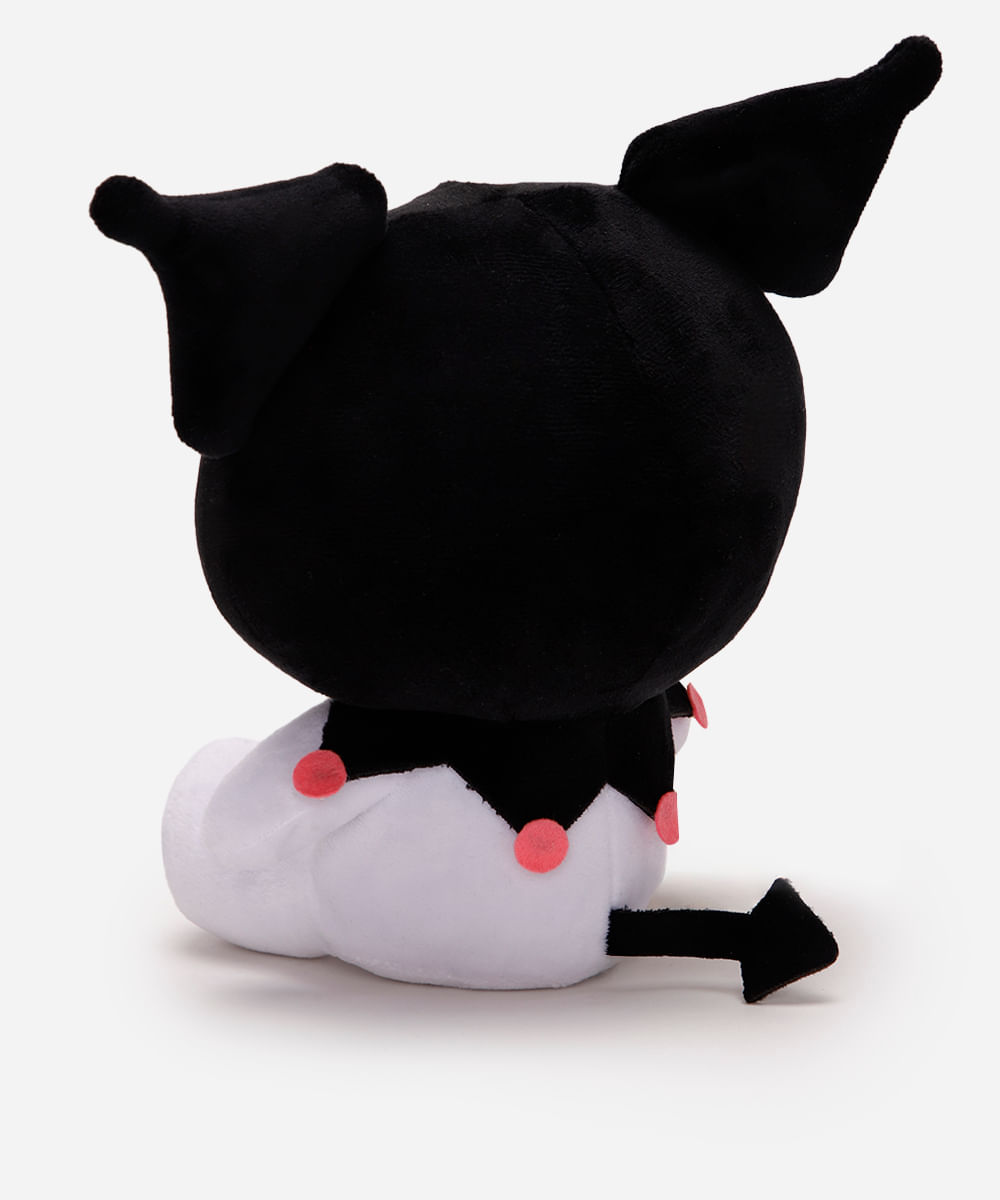 pelúcia kuromi hello kitty preta