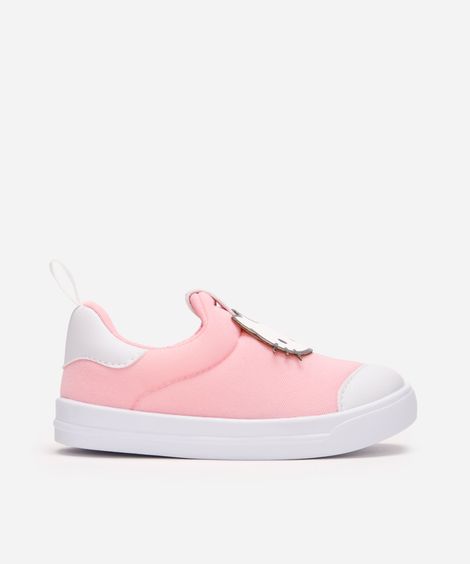 tênis infantil calce fácil hello kitty rosa
