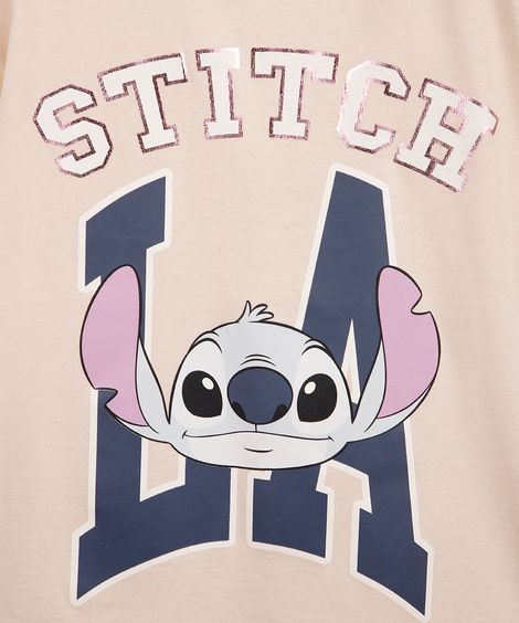 camiseta infantil de algodão com recorte stitch off white