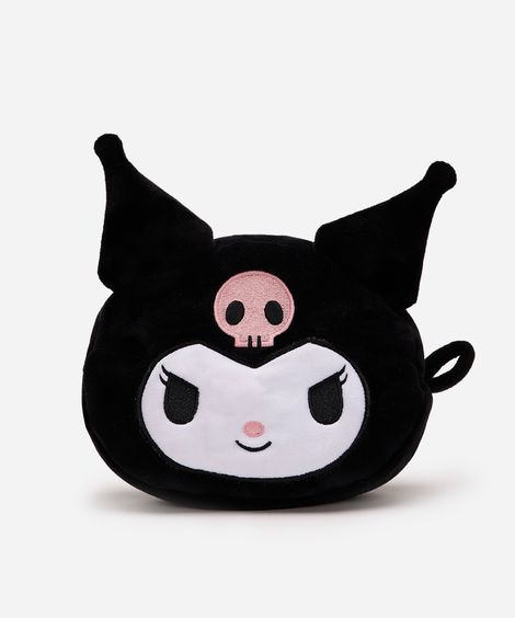 necessaire infantil kuromi hello kitty preta