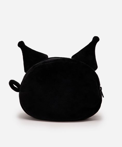 necessaire infantil kuromi hello kitty preta
