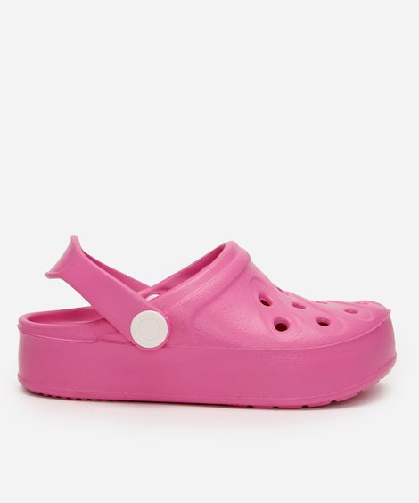 babuche infantil com recortes rosa