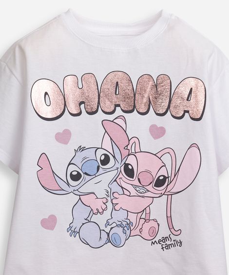 conjunto curto infantil de algodão stitch colorido