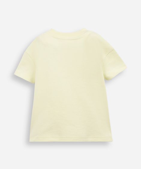 camiseta infantil com algodão e bolso embutido verde