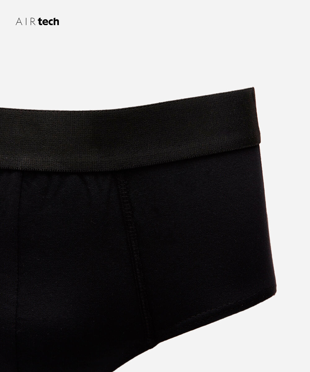 cueca slip masculina AIRtech preta