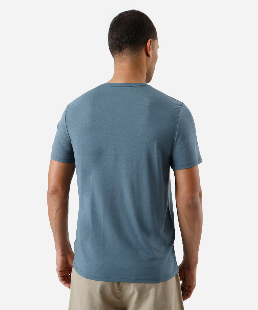 camiseta comfort masculina manga curta AIRtech cinza