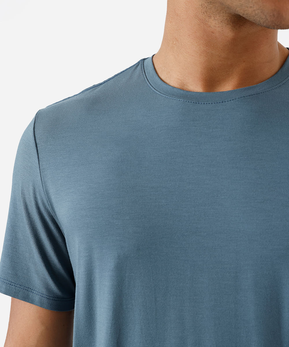 camiseta comfort masculina manga curta AIRtech cinza