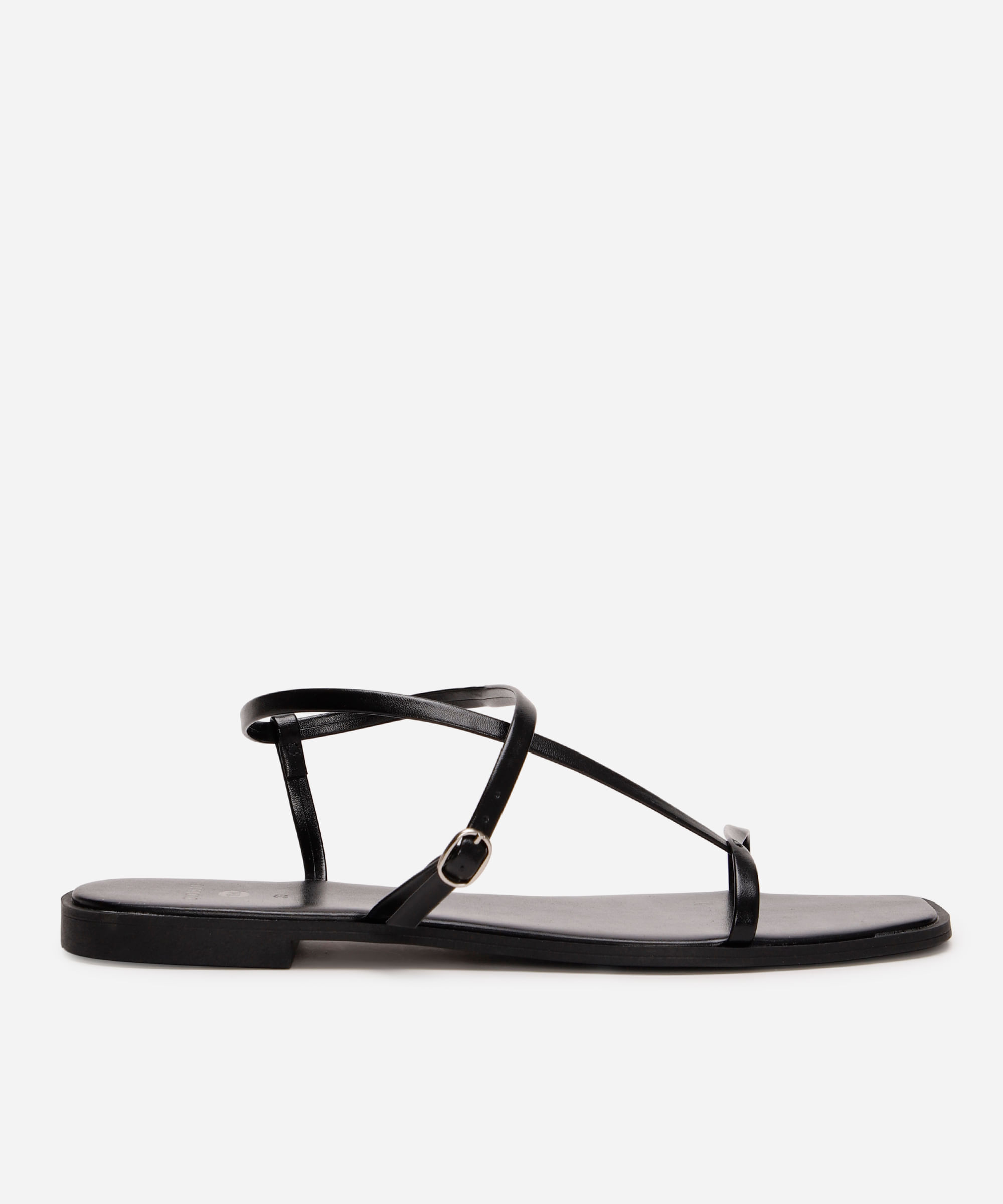 rasteirinha tira fina mindset - preto