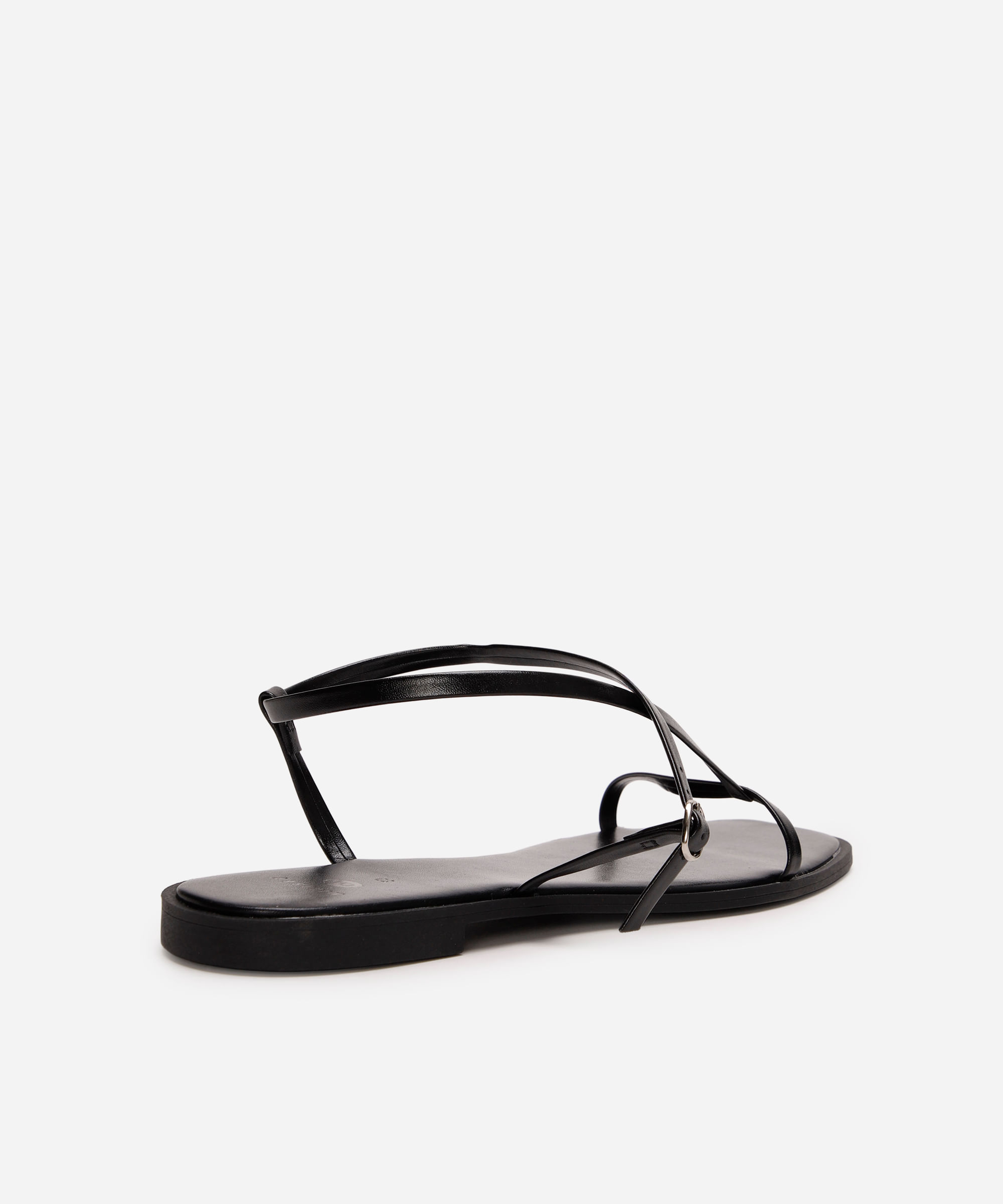 rasteirinha tira fina mindset - preto