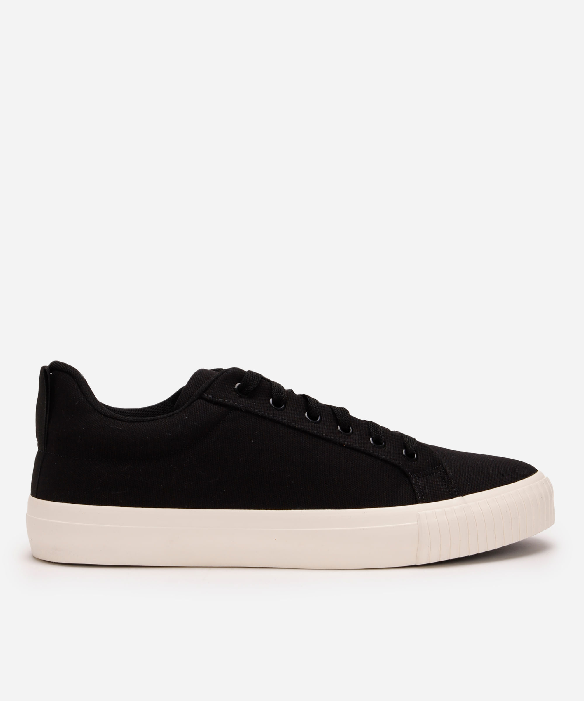 tênis masculino liso preto
