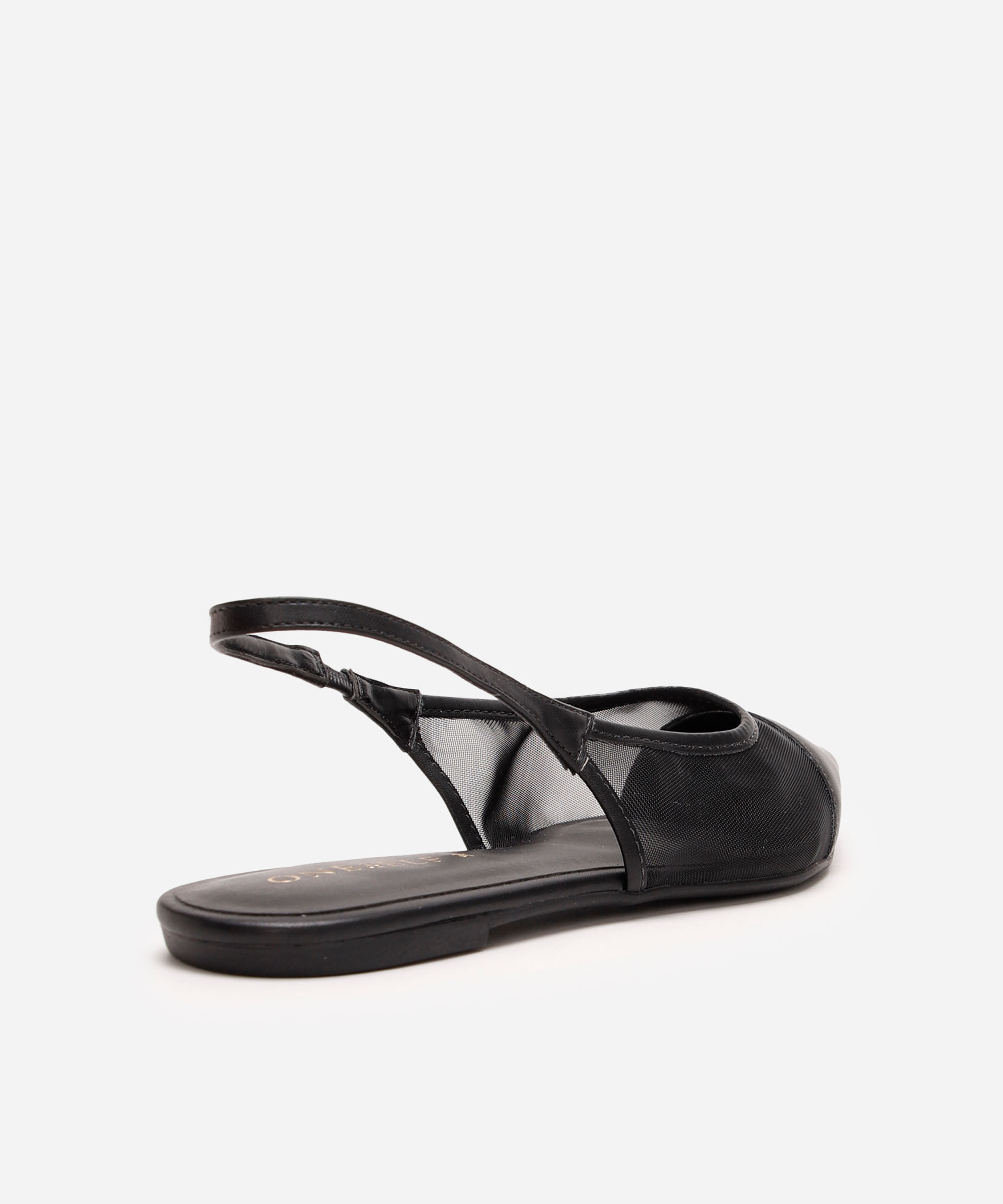 sapatilha feminina slingback telinha oneself preta