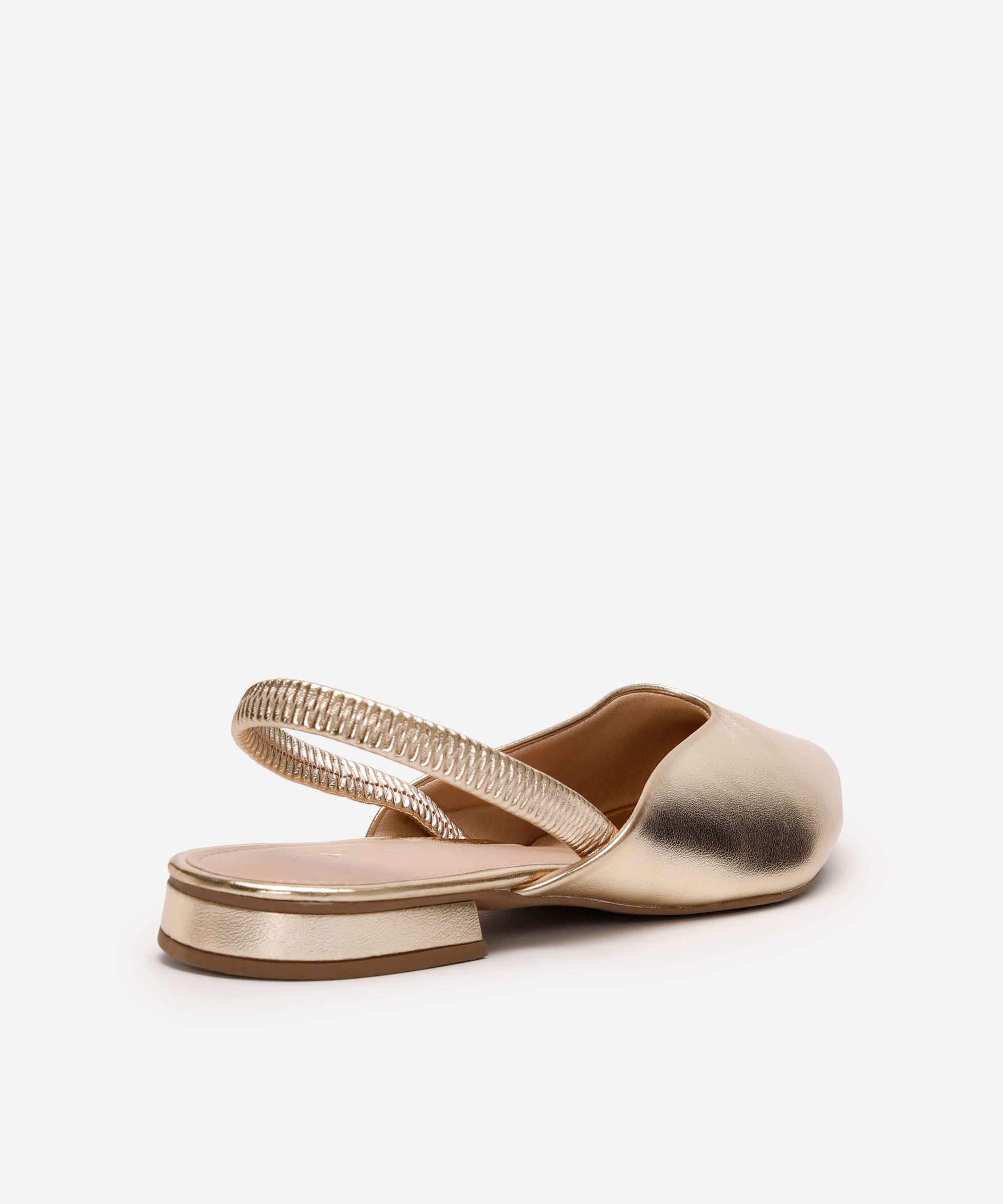 sapatilha feminina slingback oneself dourada