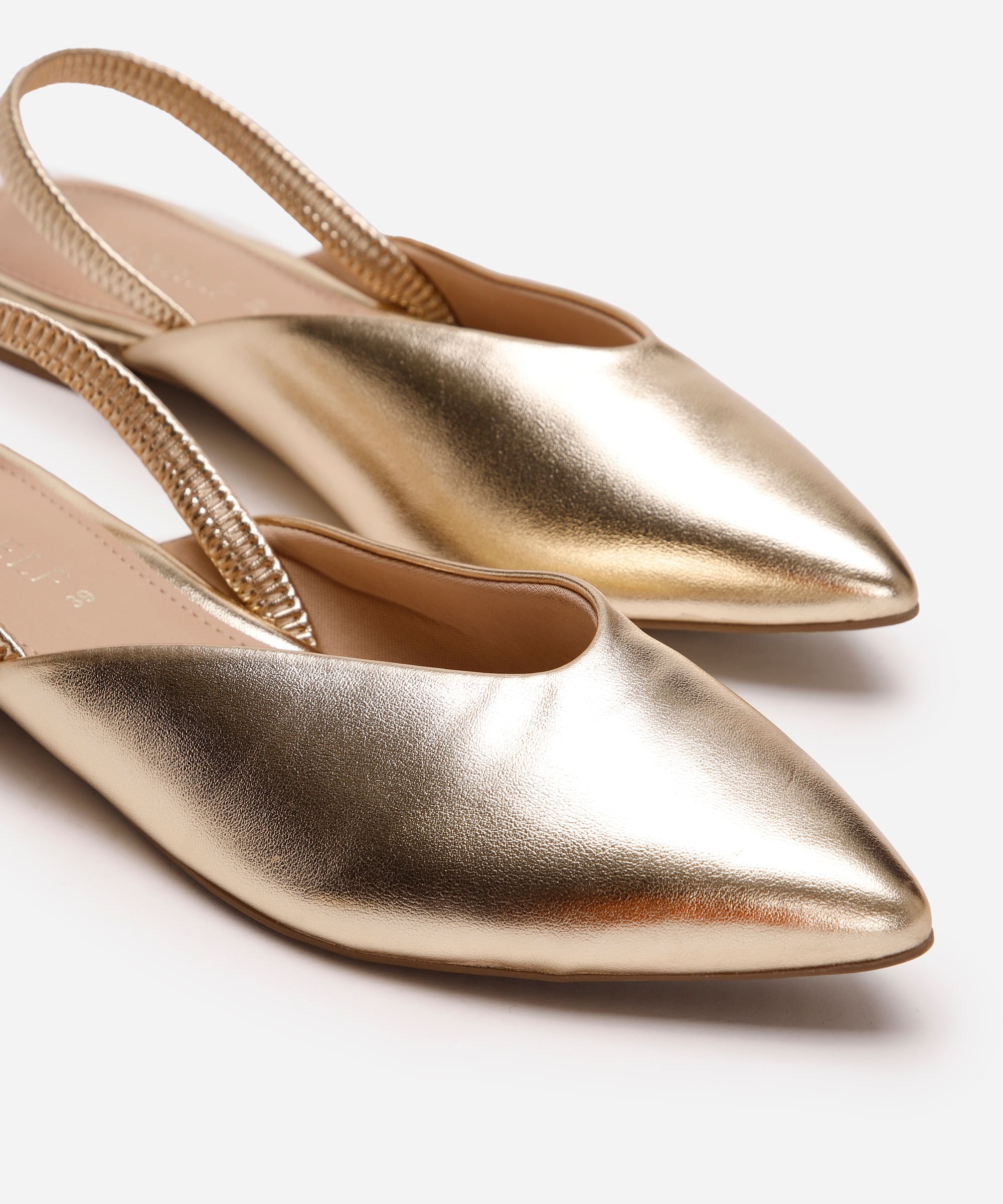 sapatilha feminina slingback oneself dourada