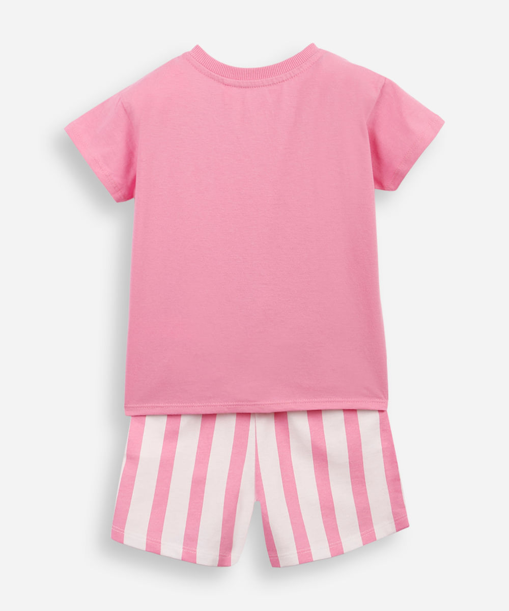 conjunto infantil my melody moletinho rosa