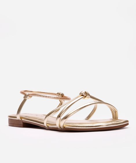 rasteirinha via uno calce fácil dourada