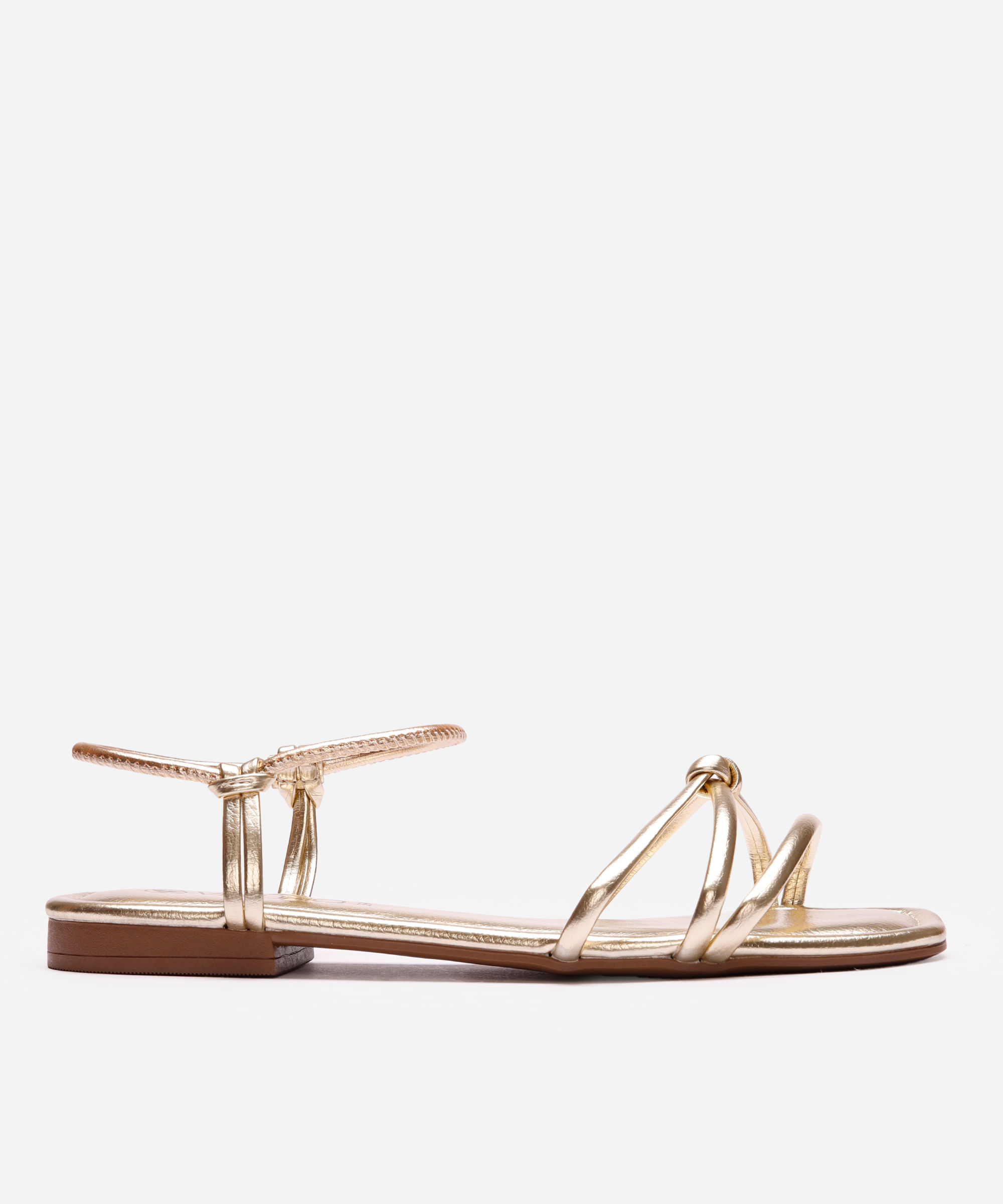 rasteirinha via uno calce fácil dourada