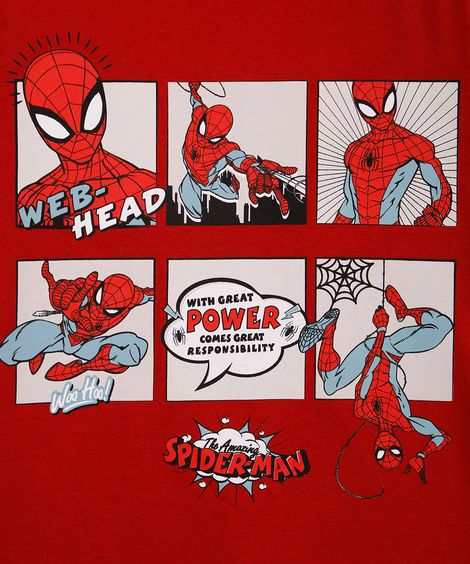 camiseta infantil homem aranha com brinde máscara vermelho