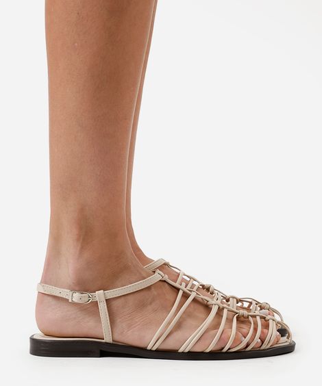 sandália pescador feminina oneself off white