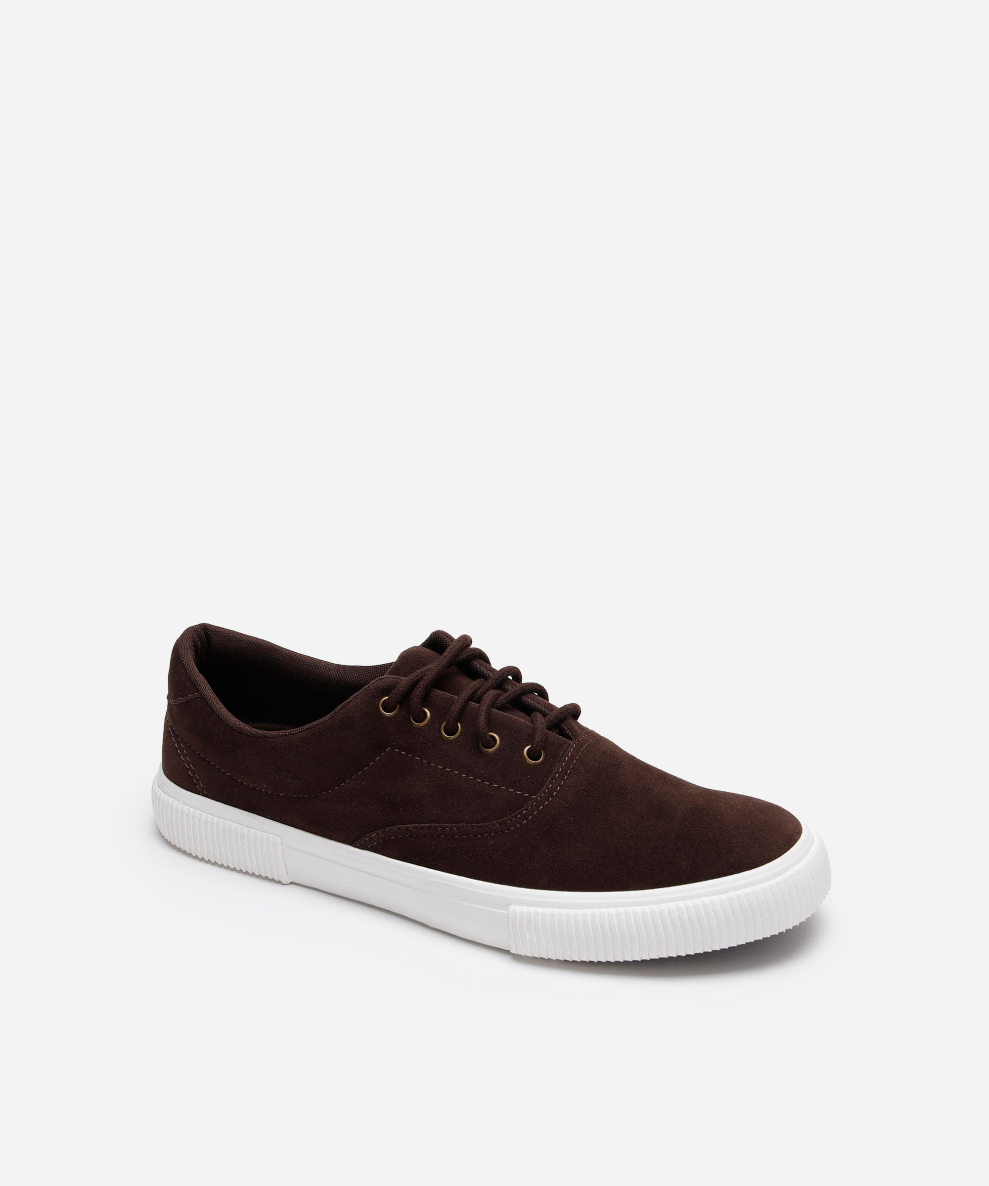 tênis casual texturizado oneself marrom