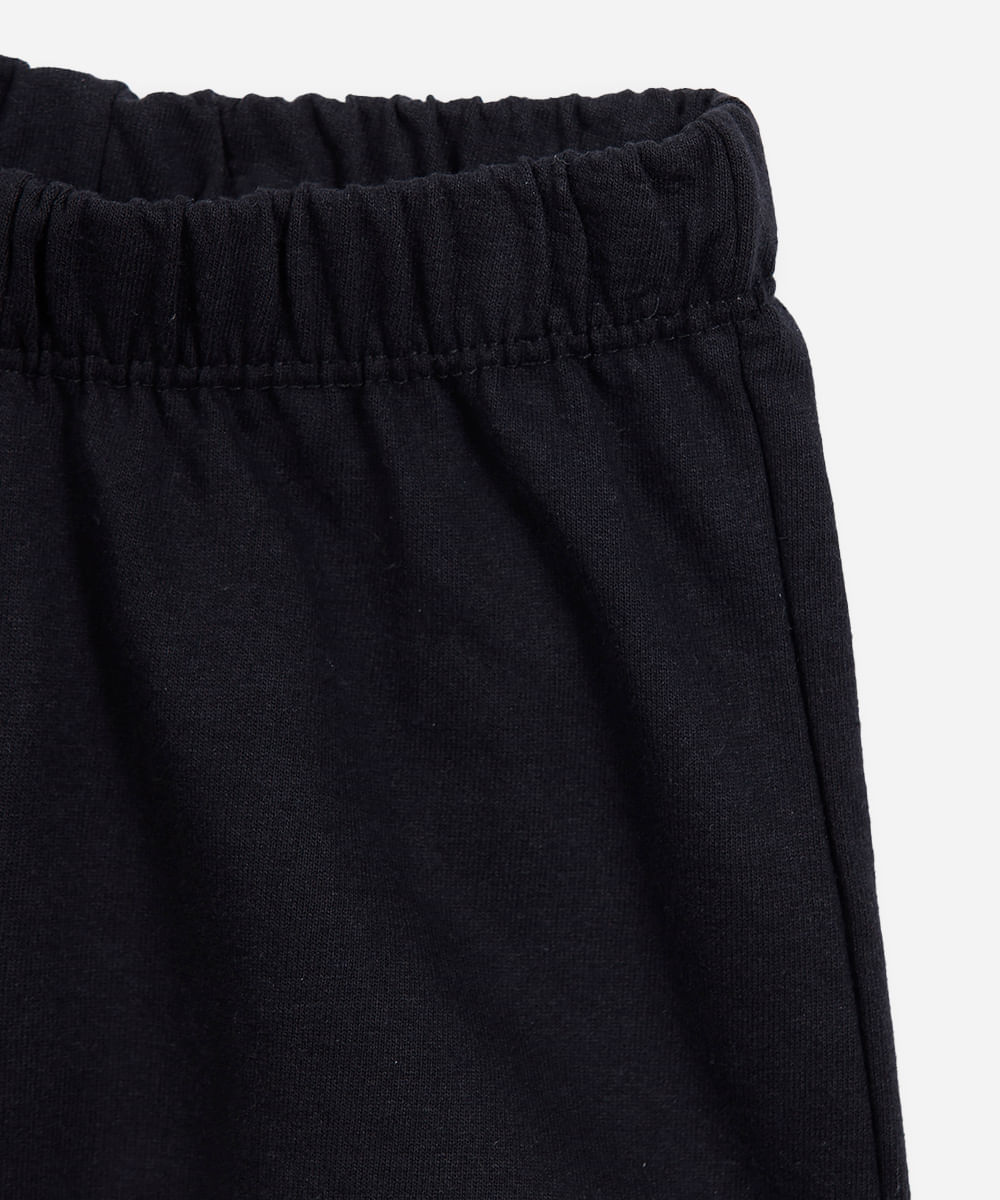 conjunto curto infantil de algodão homem aranha off white