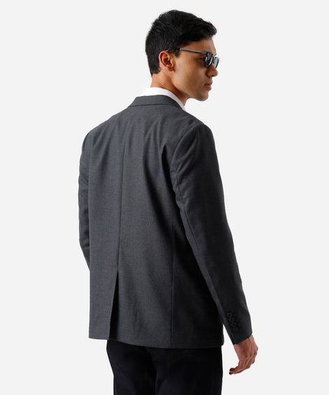 blazer masculino de alfaiataria cinza