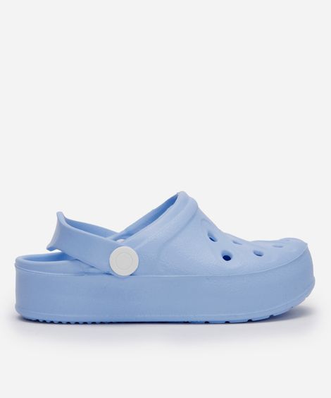 babuche infantil com recortes azul