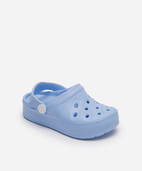 babuche infantil com recortes azul