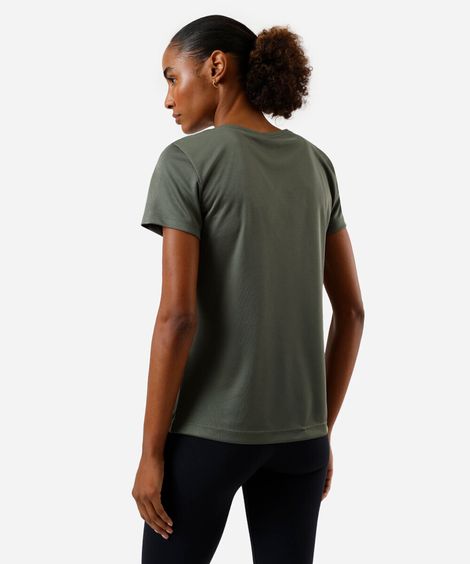 camiseta esportiva manga curta verde