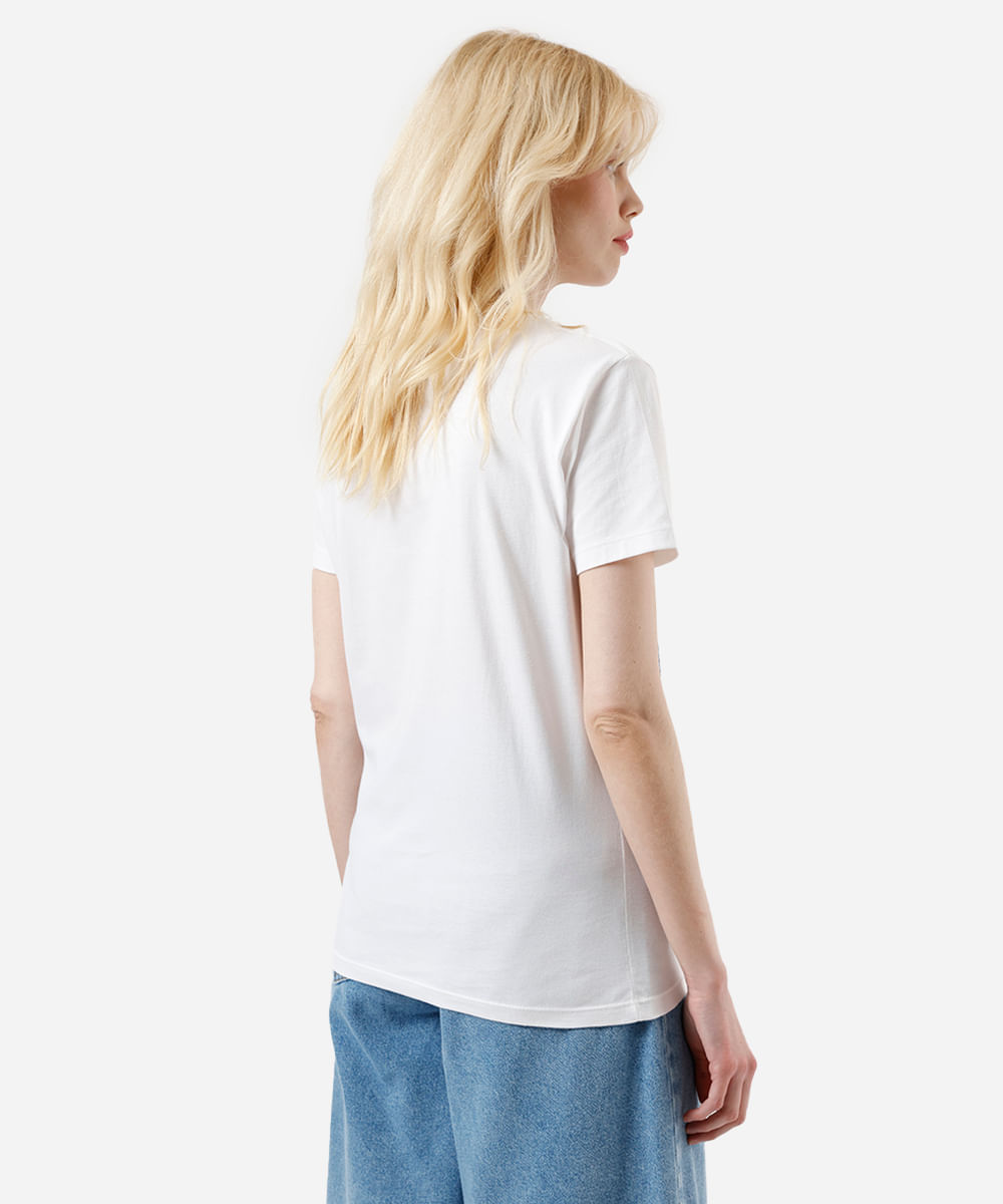 camiseta feminina de algodão harry potter off white