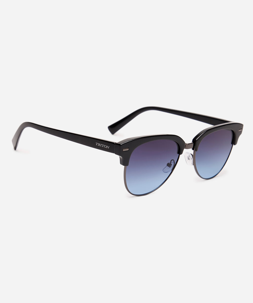 óculos de sol oval triton preto