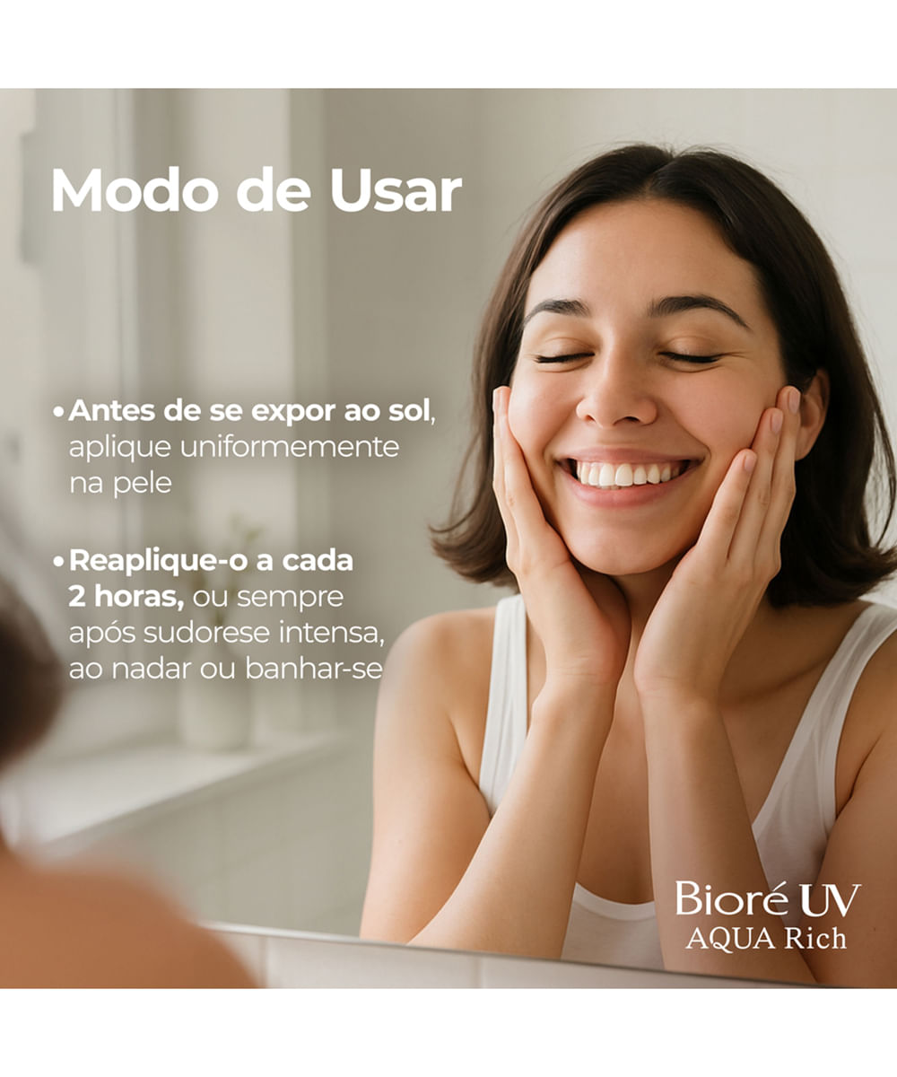 protetor solar bioré aqua rich fps 50 70g