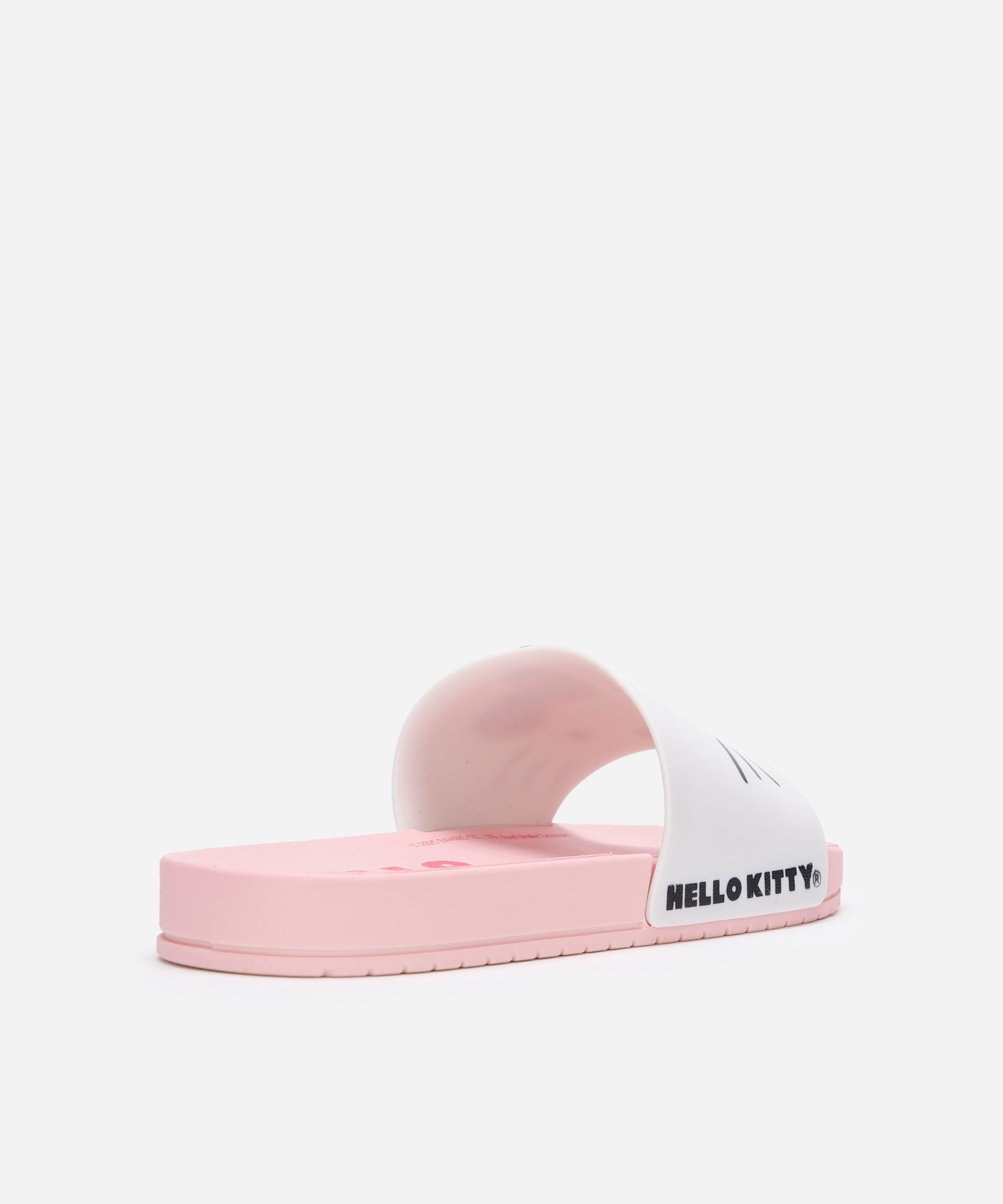 chinelo slide infantil hello kitty grendene  rosa