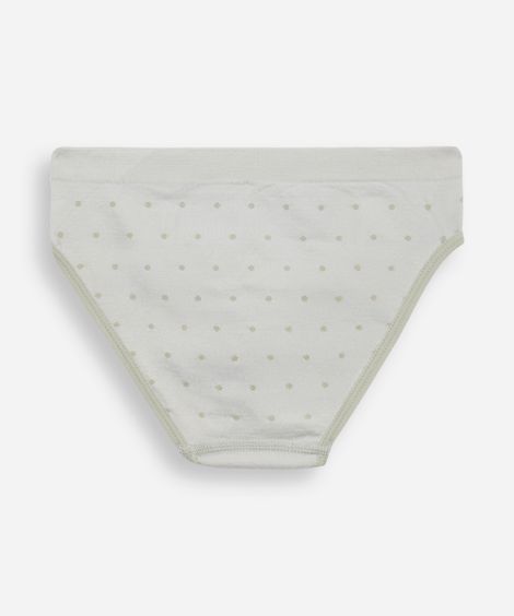 kit de 2 calcinhas biquíni infantis sem costura colorido