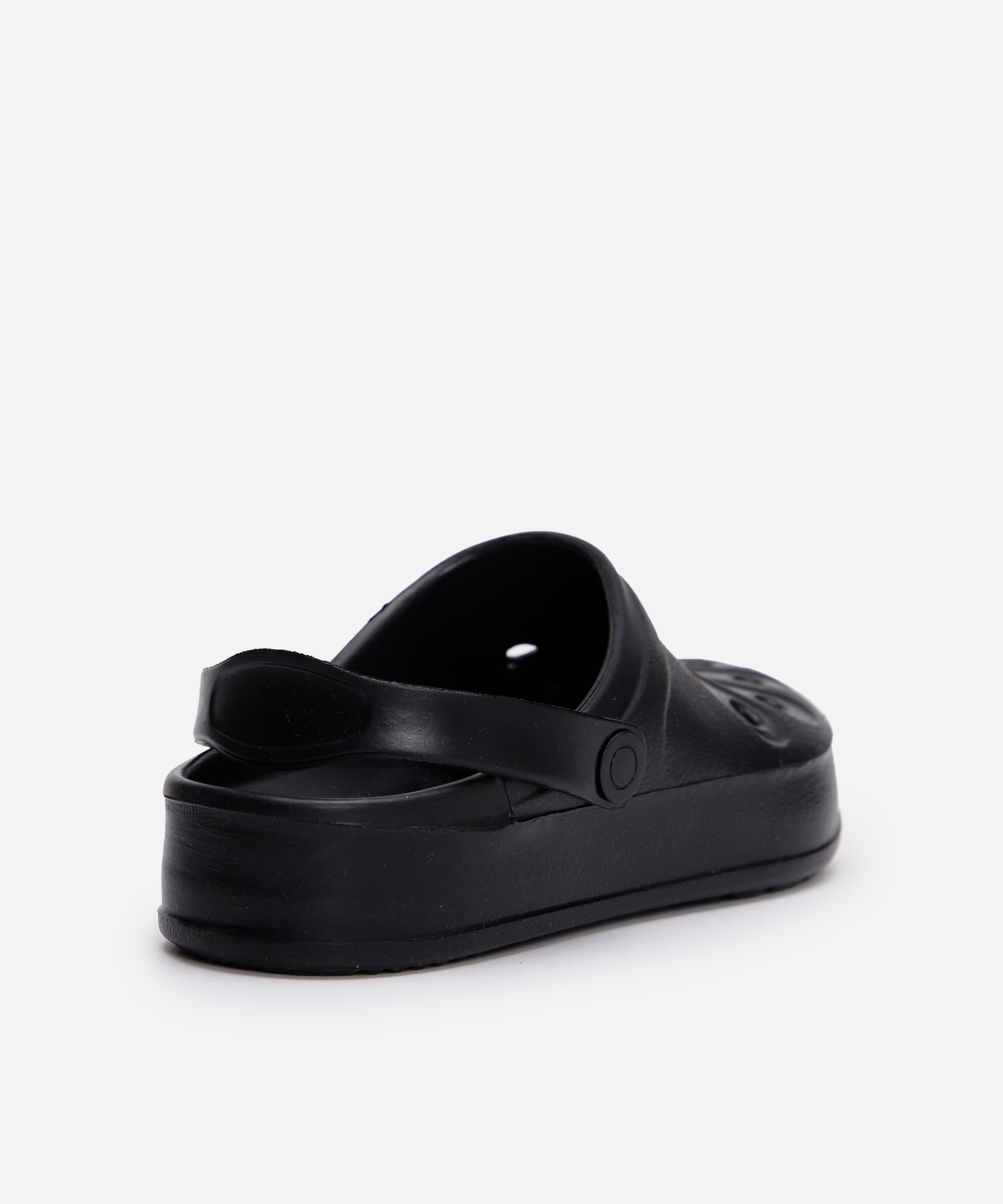 babuche infantil com recortes preto