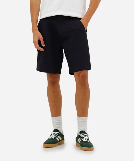 short masculino boardshort walk com botão embutido preto