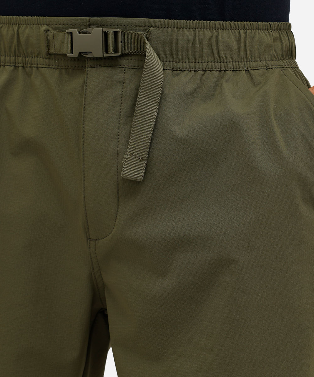 short boardshort masculino com cinto verde