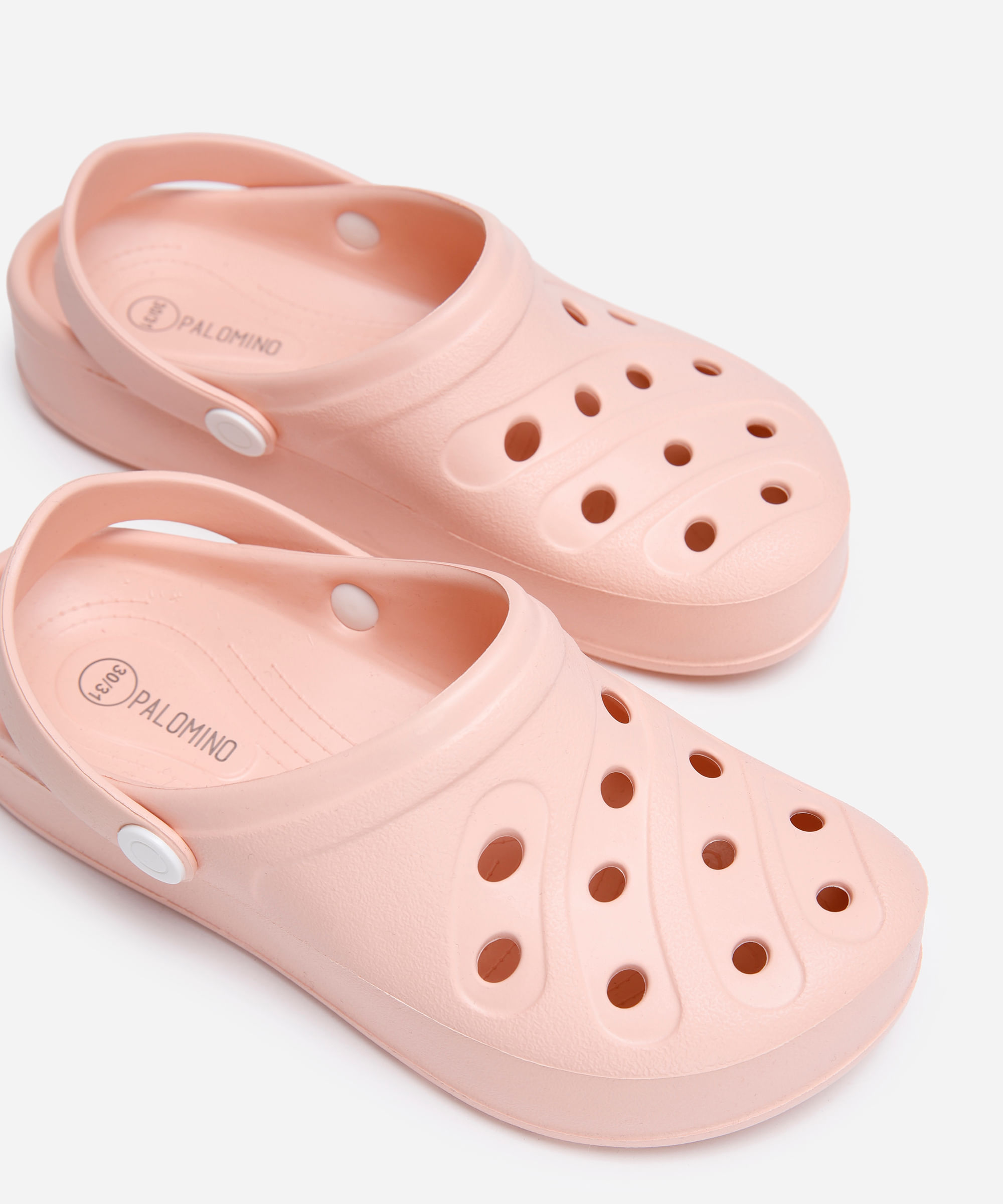 babuche infantil com recortes rosa