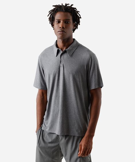 polo masculina manga curta cea sports preto