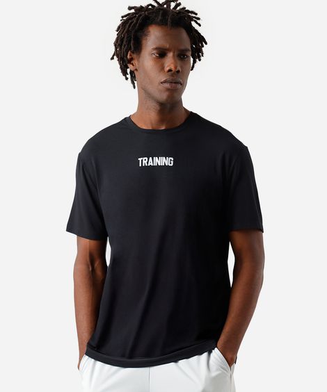 camiseta masculina de modal training cea sports preta