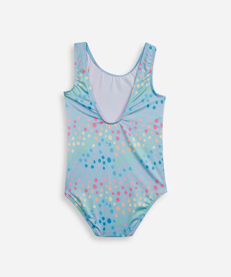 maiô infantil borboleta com asa azul