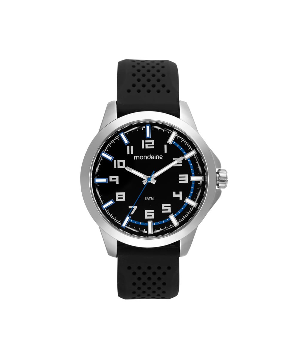 kit relógio masculino mondaine analógico 99677g0mvni1kf prateado